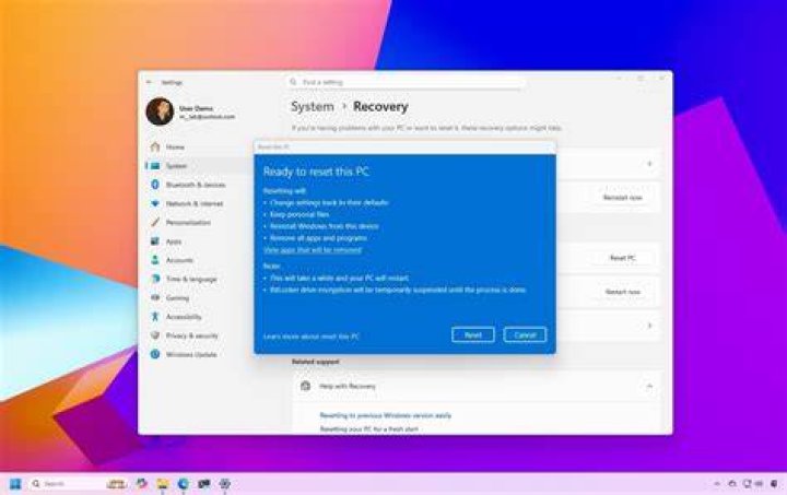 How do I Reset my slides?
