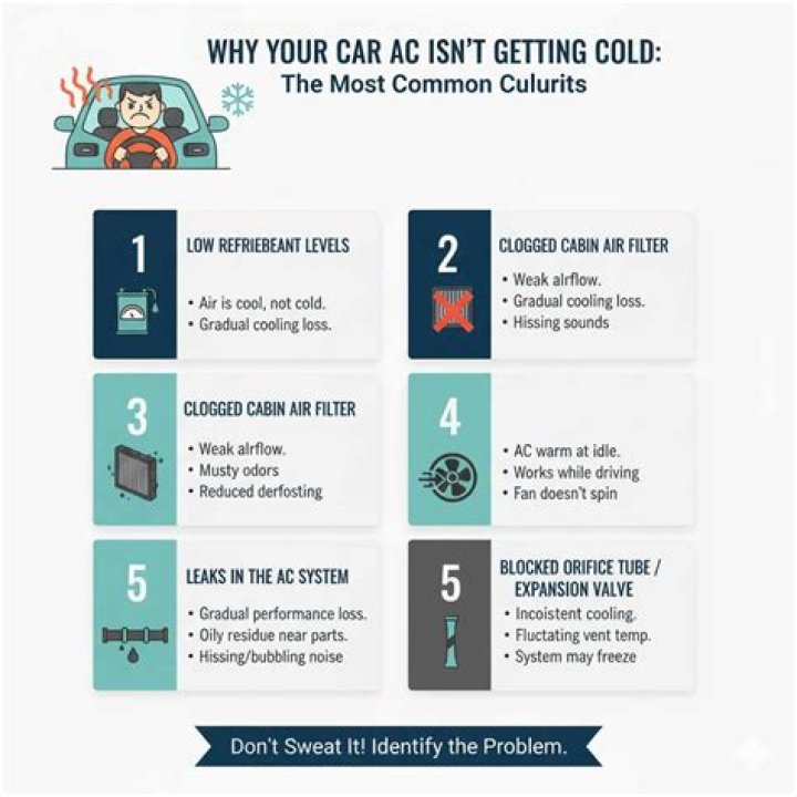 Why is my AC not getting cold?